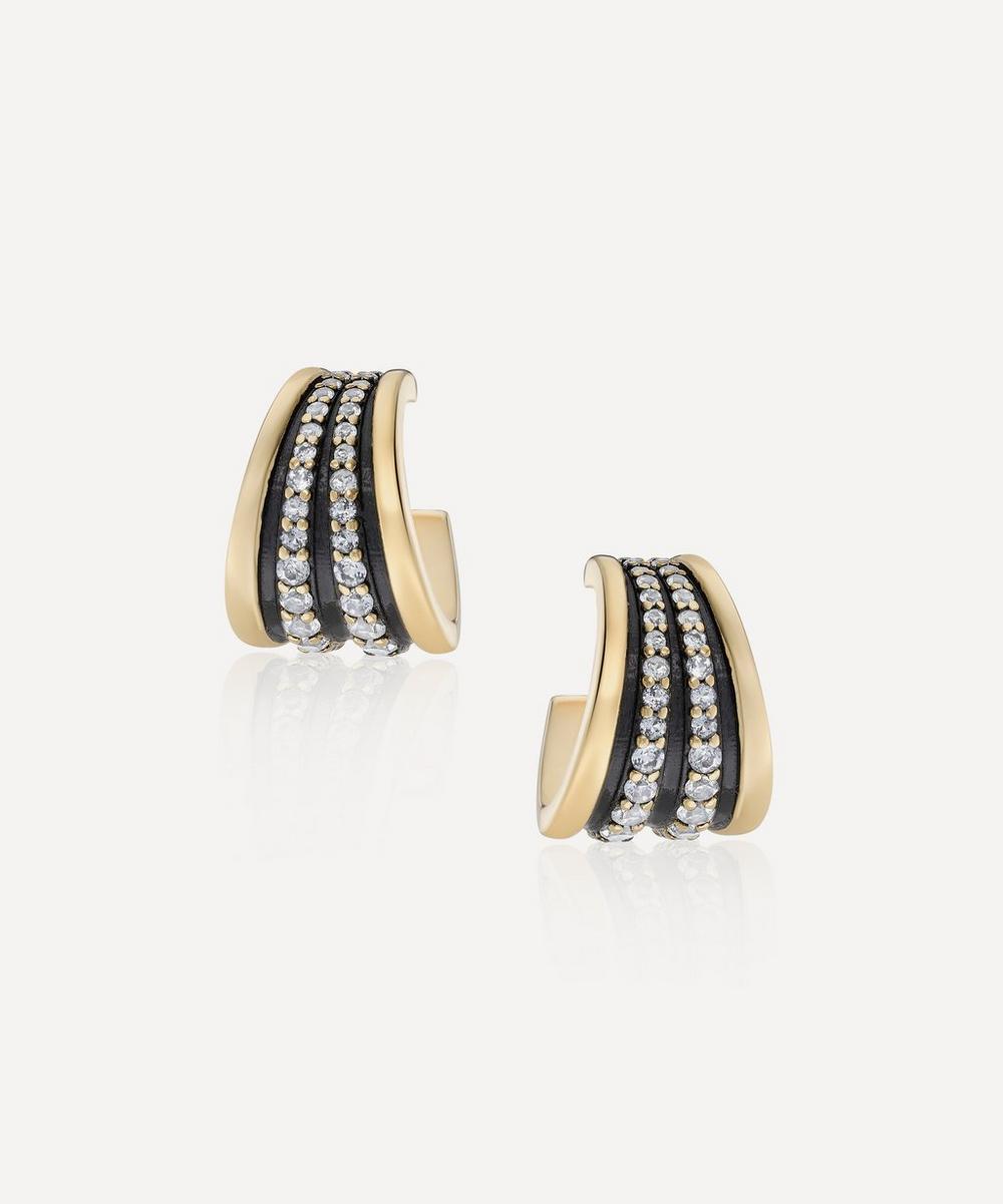 14ct Gold-Plated Vermeil Silver Nina Hoop Earrings