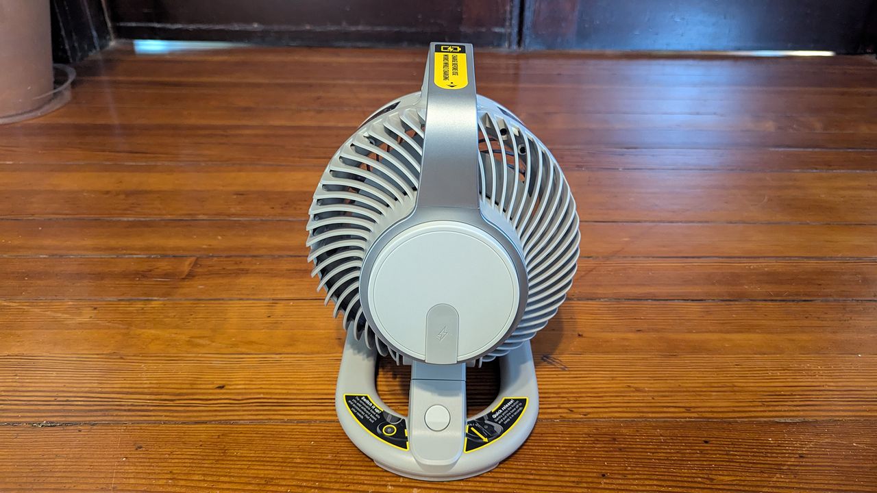 Shark FlexBreeze HydroGo portable fan back view