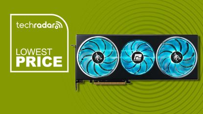 graphics card against green background