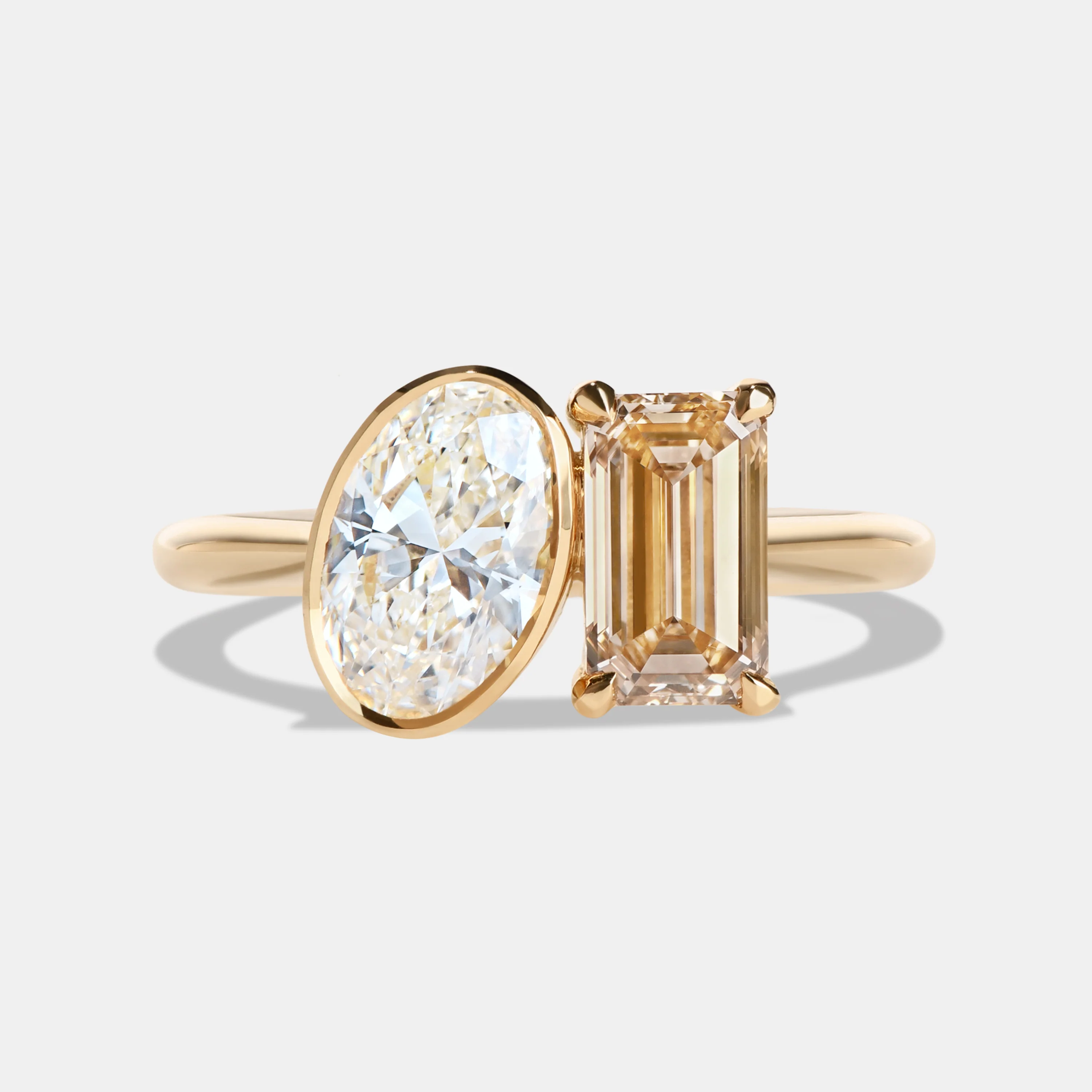 Cushla Whiting, Dani 1.97ctw Diamond Toi Et Moi Engagement Ring