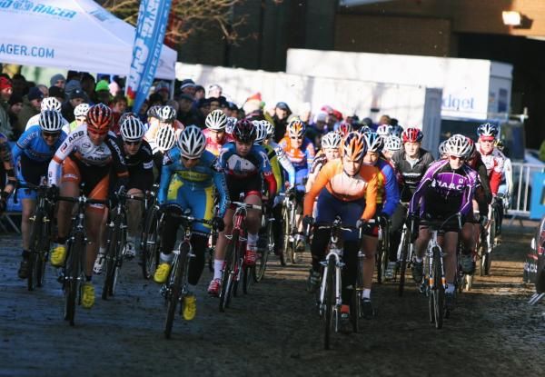 The start of the women's race