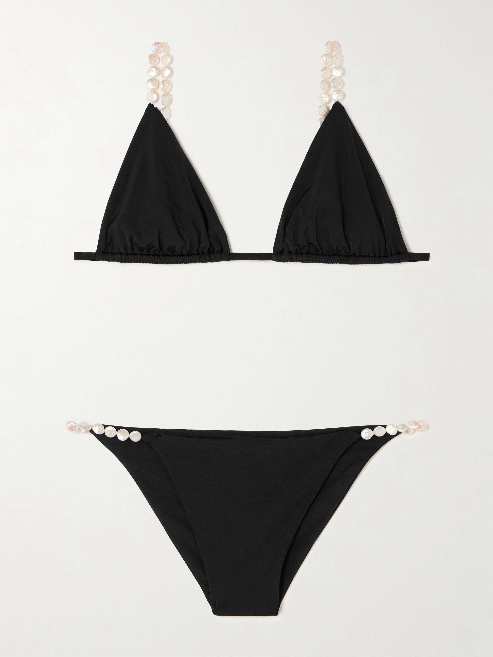 Pearl-Embellished Bikini