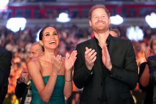 Prince Harry, Duke of Sussex, and Meghan, Duchess of Sussex attend the closing ceremony of the Invictus Games.