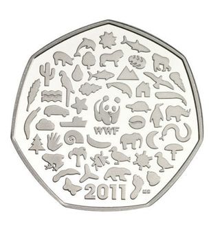 rare 50p coins WWF