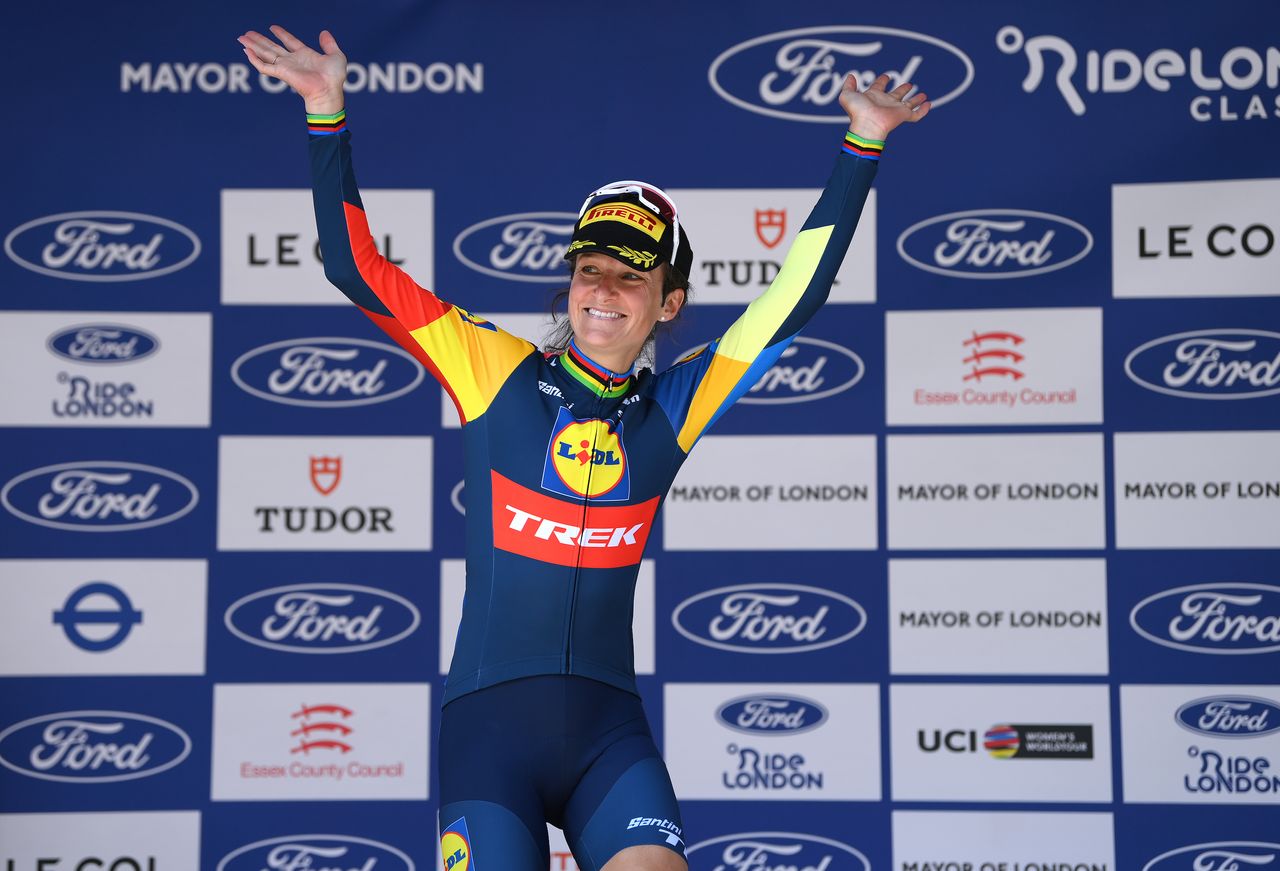 Lizzie Deignan at the 2024 RideLondon Classique