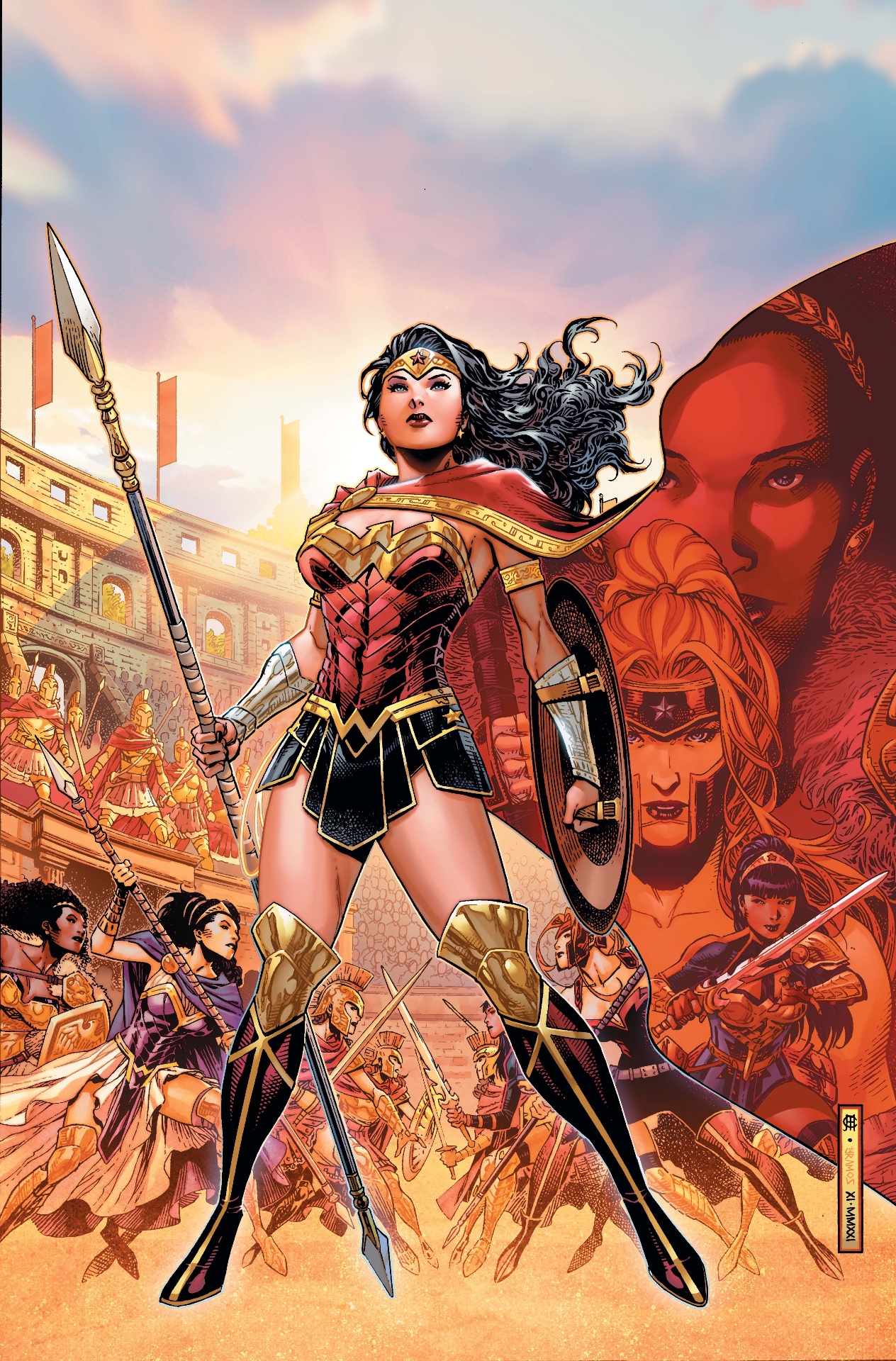 Trial of the Amazons #1 main cover