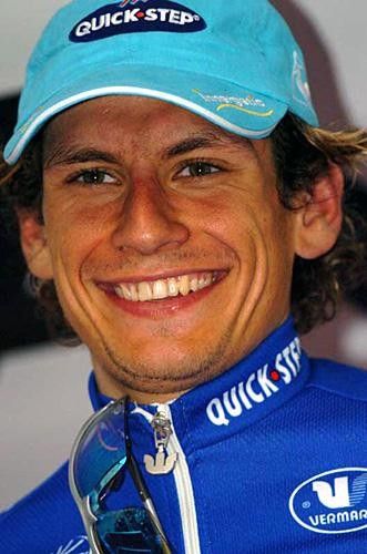 Filippo Pozzato (Quick.Step) all smiles
