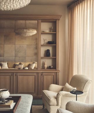 neutral living room with pale colours