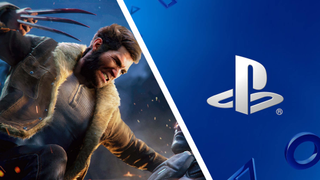 Screenshot of Wolverine and PlayStation logo