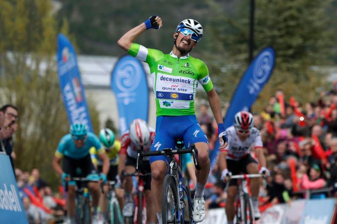 Julian Alaphilippe (Deceuninck-Quickstep) wins stage 2