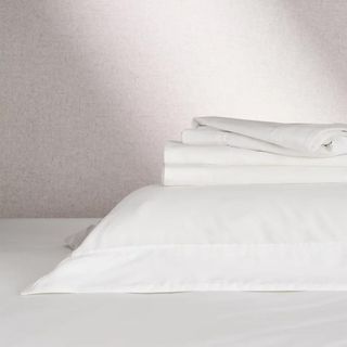 Pembridge Supima Cotton Bed Linen Collection against a gray background.