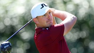 Matt Wallace takes a shot at the Omega European Masters