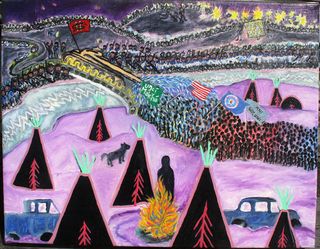 Standing Rock, by Hayley Hughes, 2017.