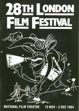Illustrator Gerald Scarfe created this brutally stark poster for the 1984 festival