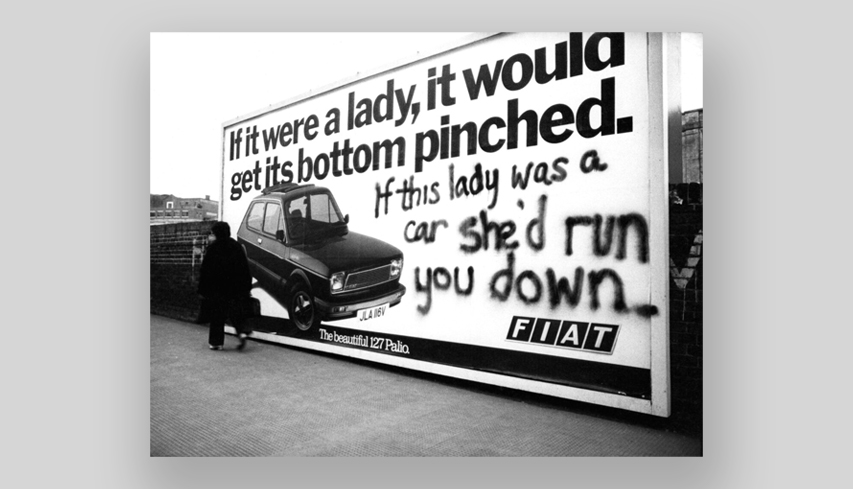 Iconic feminist graffiti resurfaces (and the internet is loving it ...