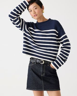 Rollneck™ Sweater in Stripe