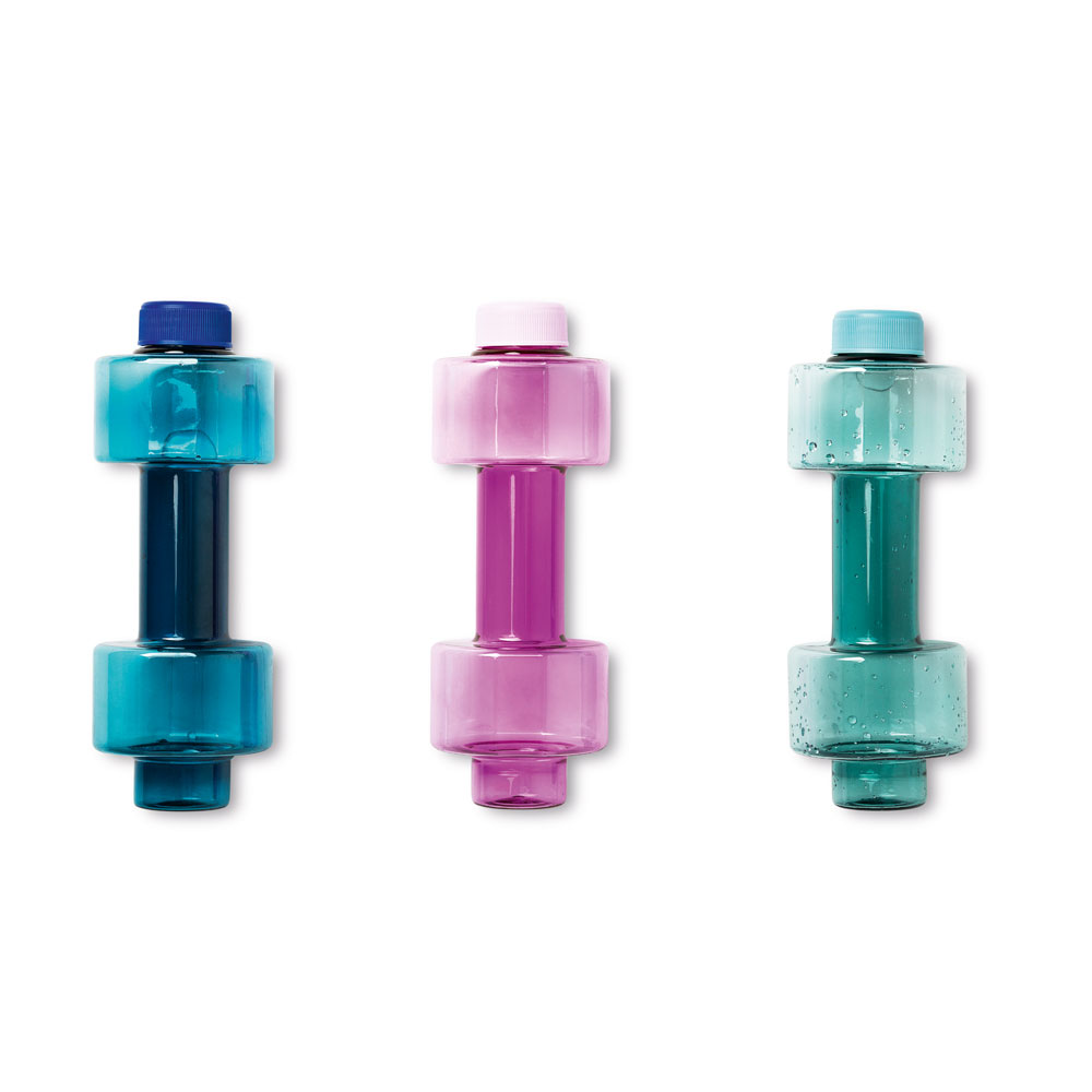multicolour drinking bottle