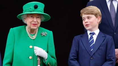 Queen Elizabeth and Prince George