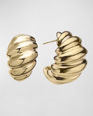 Perla Chunky Hoop Earrings