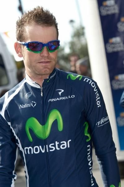 Jose Joaquin Rojas (Movistar) before the start.