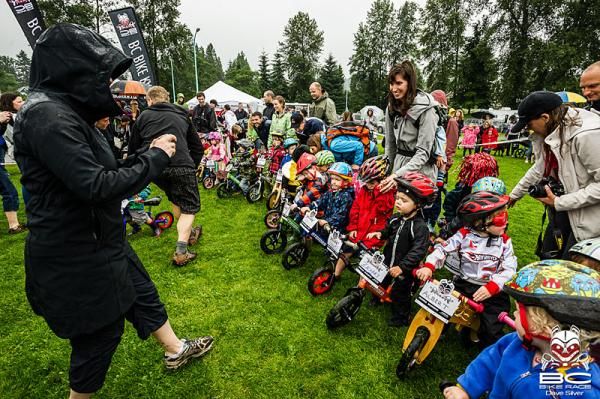 Kids race in British Columbia
