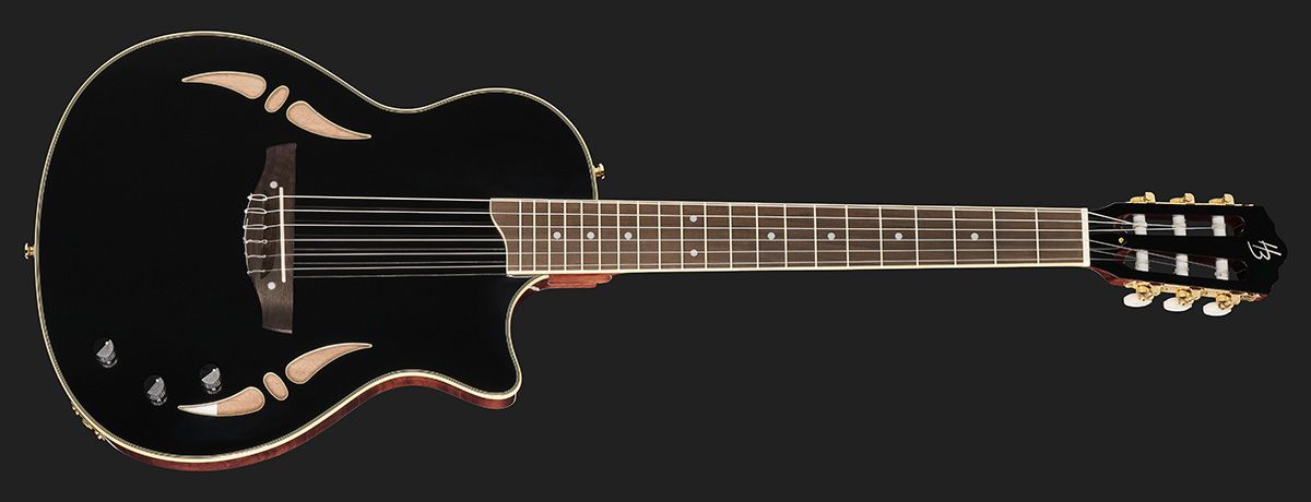 Harley Benton Nashville Nylon BK acoustic-electric nylon-string