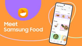 The launch of the Samsung Food app.