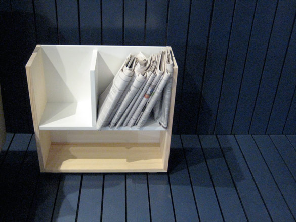 'Nappi' magazine storage by Suomi Soffa