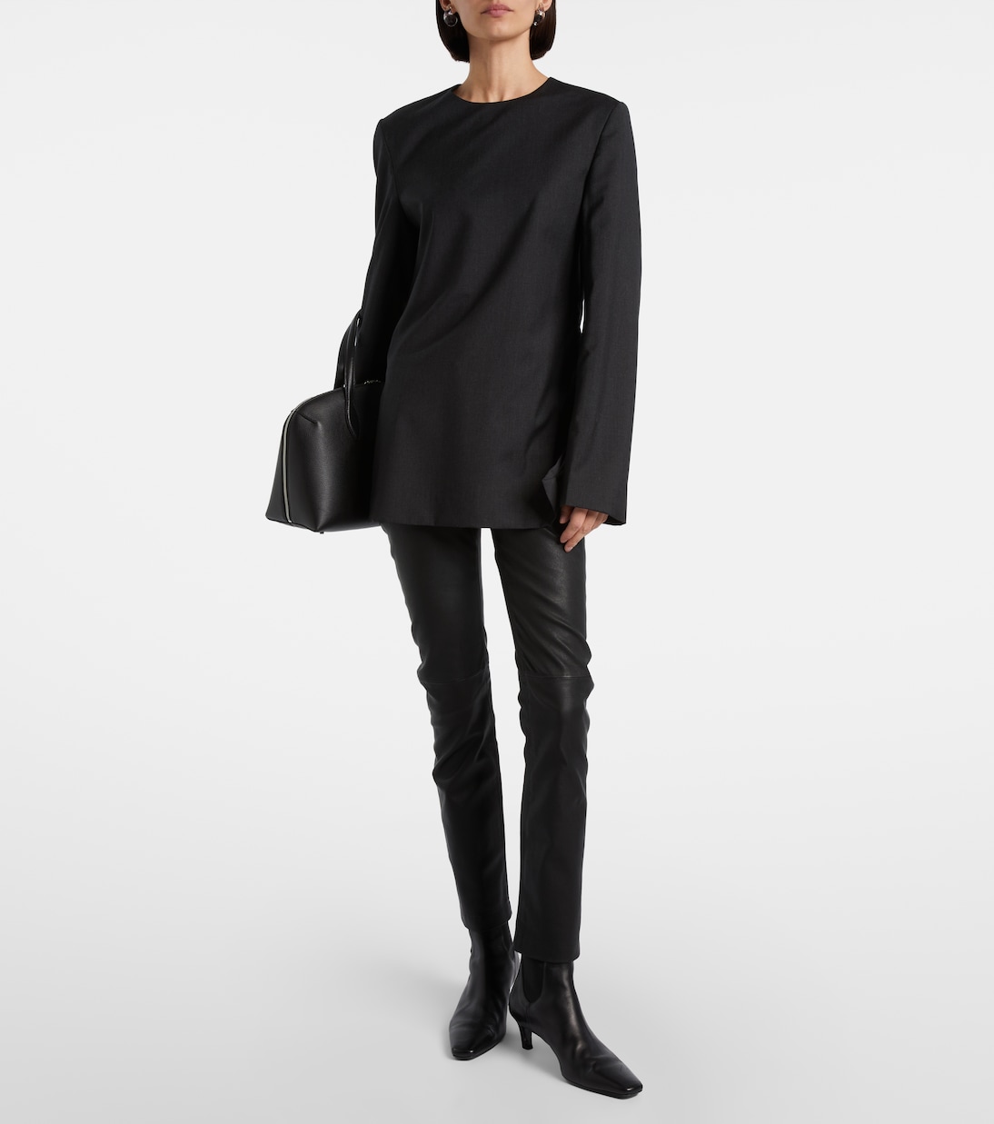 Mari Leather Skinny Pants