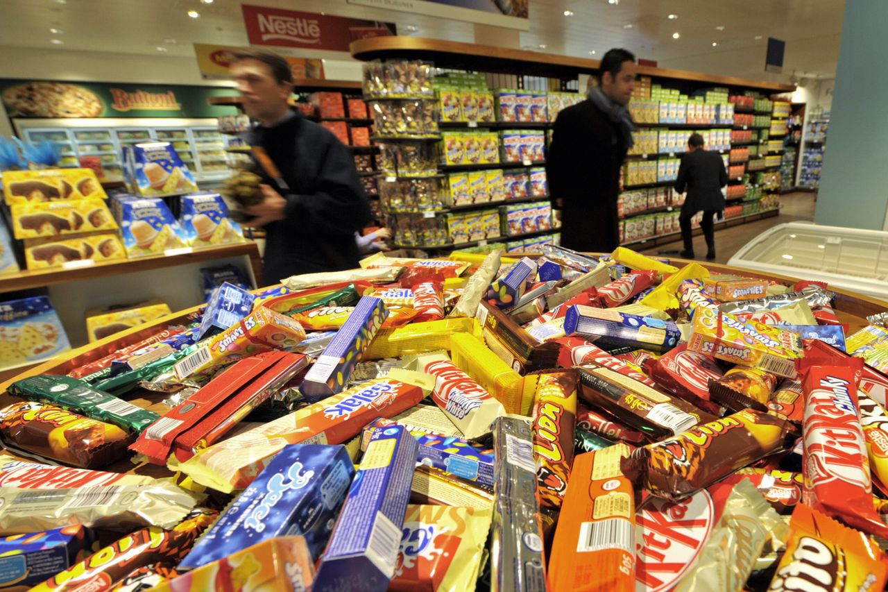 Nestle candies in a store