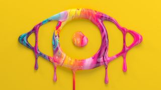 Big Brother UK eye for 2024 season takes on a multi-coloured dripping paint design