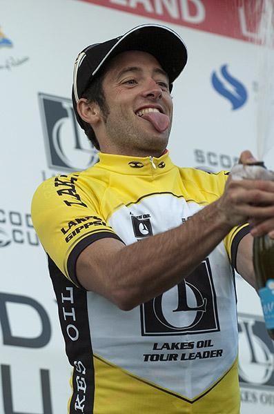 Nathan Haas (Genesys Wealth Advisers) remains in yellow and with one stage to go will win the 2011 Lakes Oil Tour of Gippsland.