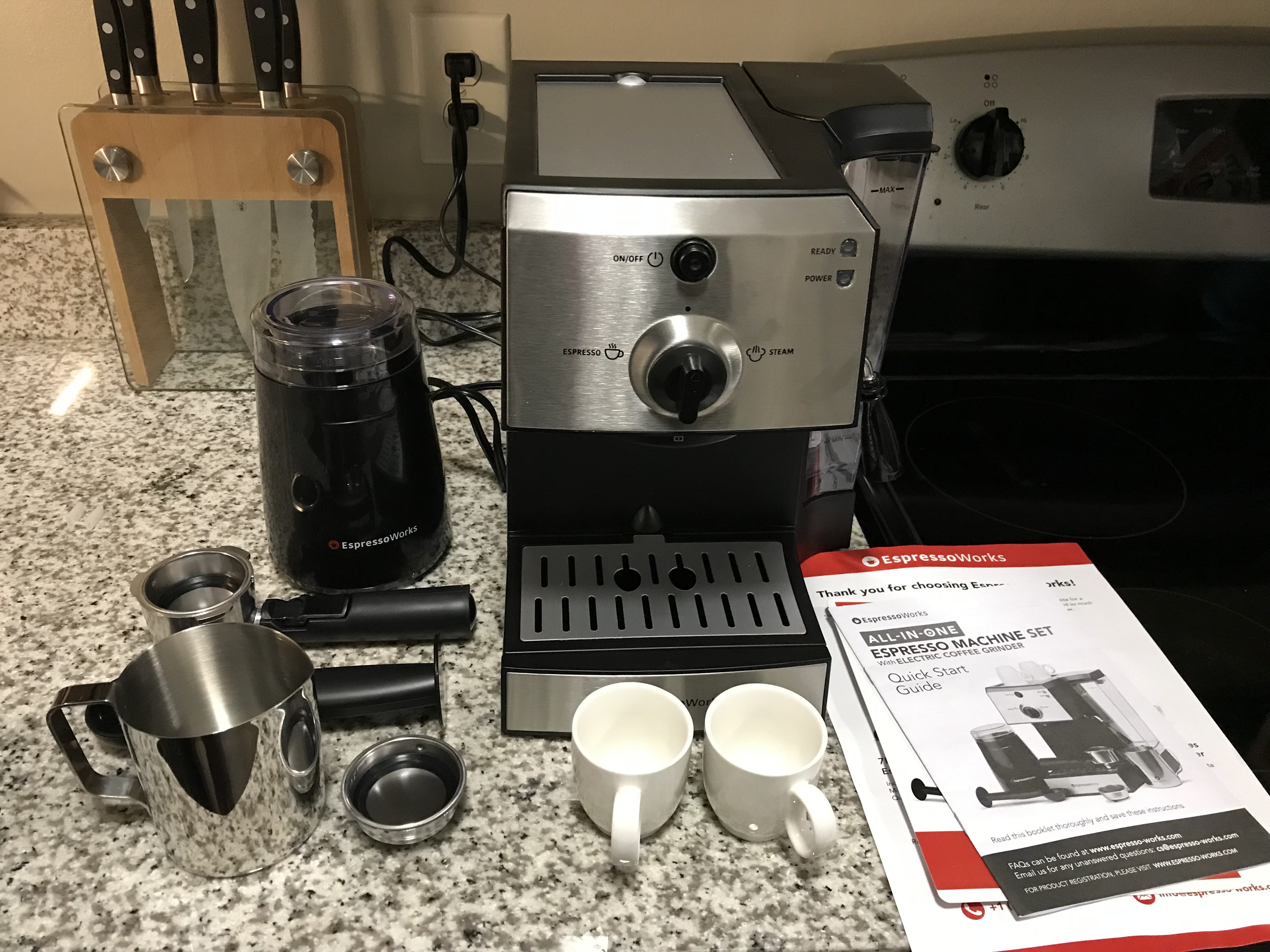 EspressoWorks AllinOne Espresso Machine review Real Homes