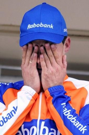 Luis Leon Sanchez can scarcely believe he's won in Paris-Nice