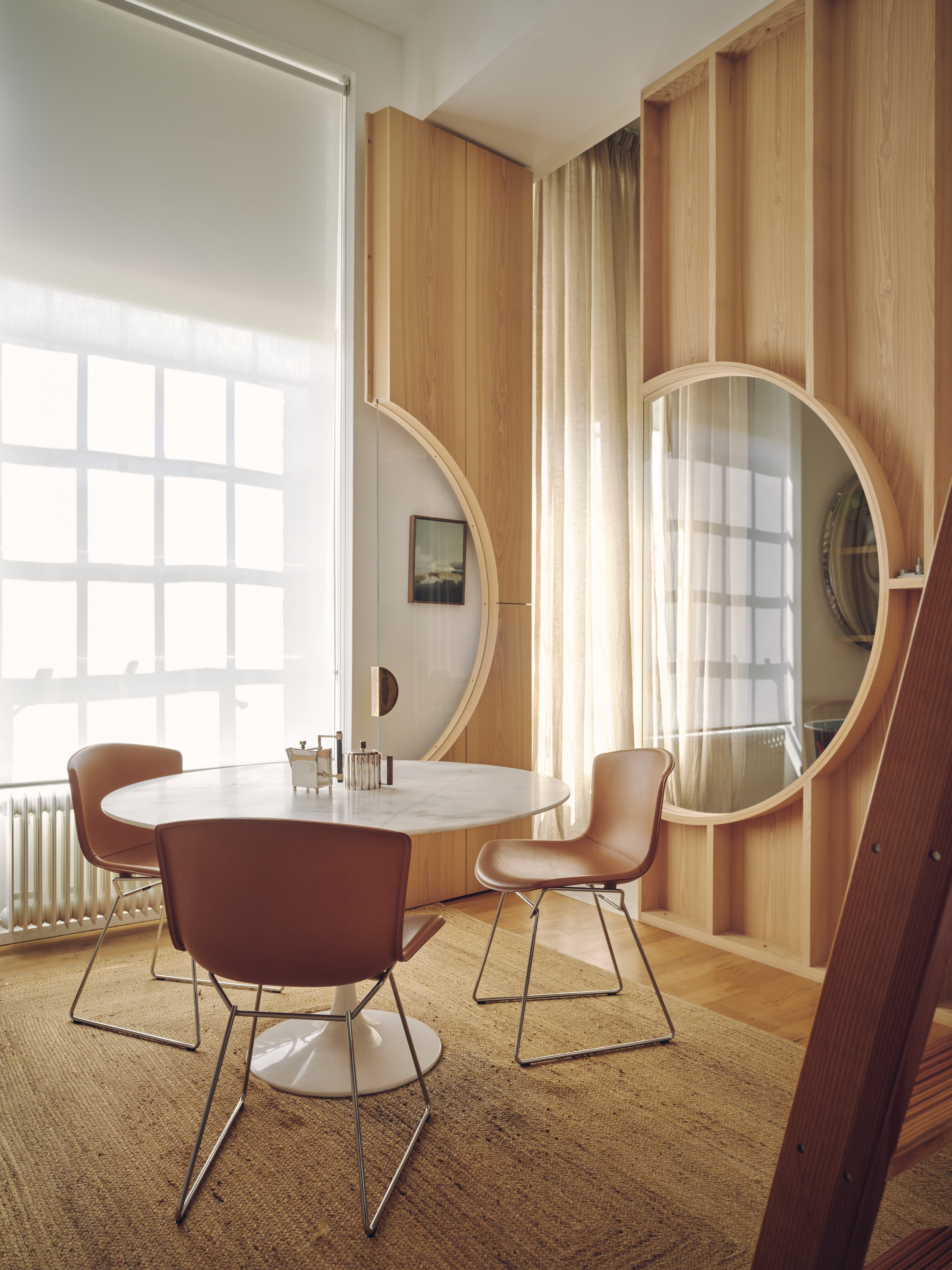 a london apartment by Piercy&amp;amp;Co, titled Apartment 21, with wooden interior and highly crafted details and organic feel
