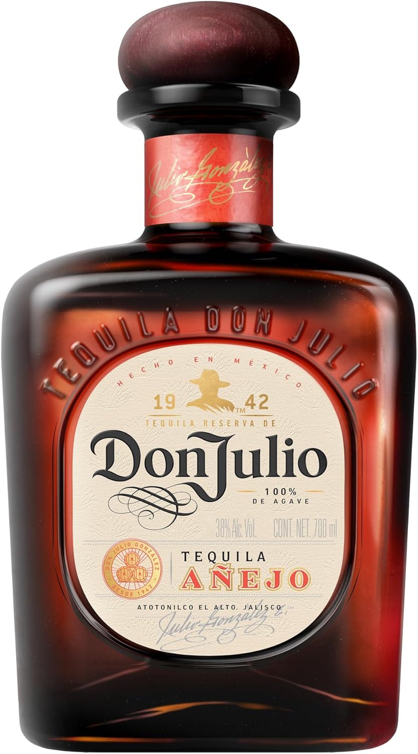 Don Julio A&amp;ntilde;ejo Tequila | 38% Vol | 70cl | Rich &amp;amp; Complex | Wood &amp;amp; Hints of Vanilla | Balance of Agave | Barrel Aged 18 Months | Sipping Tequila | a Gift to Impress | Perfect for Gifting