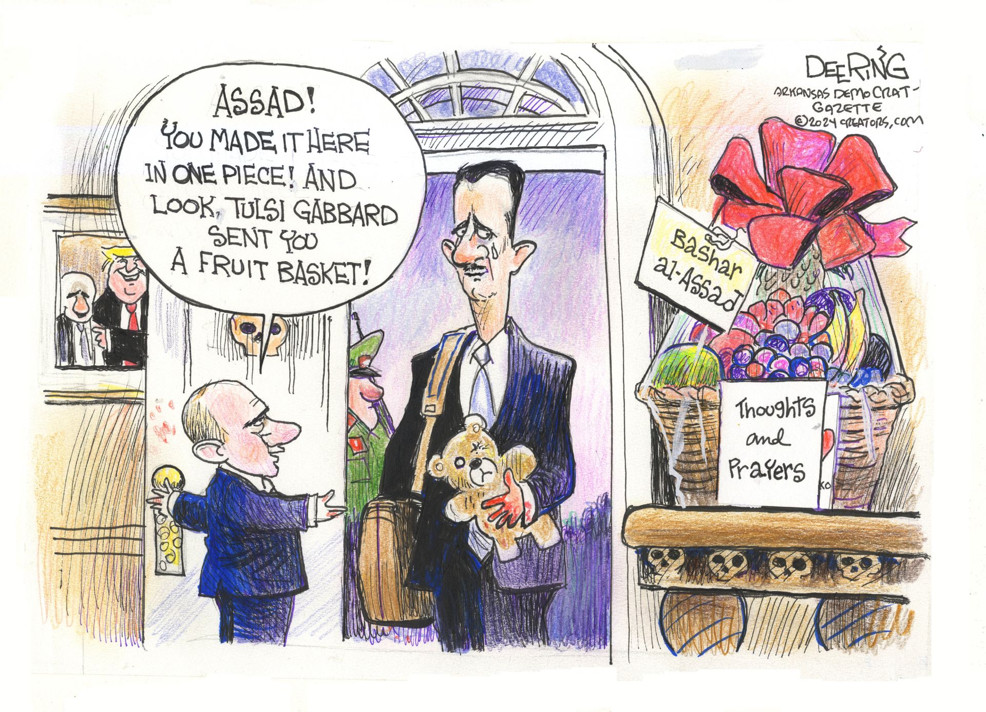 5 bitingly funny cartoons about Bashar al-Assad in Moscow | The Week