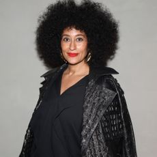 Tracee Ellis Ross wearing an afro.