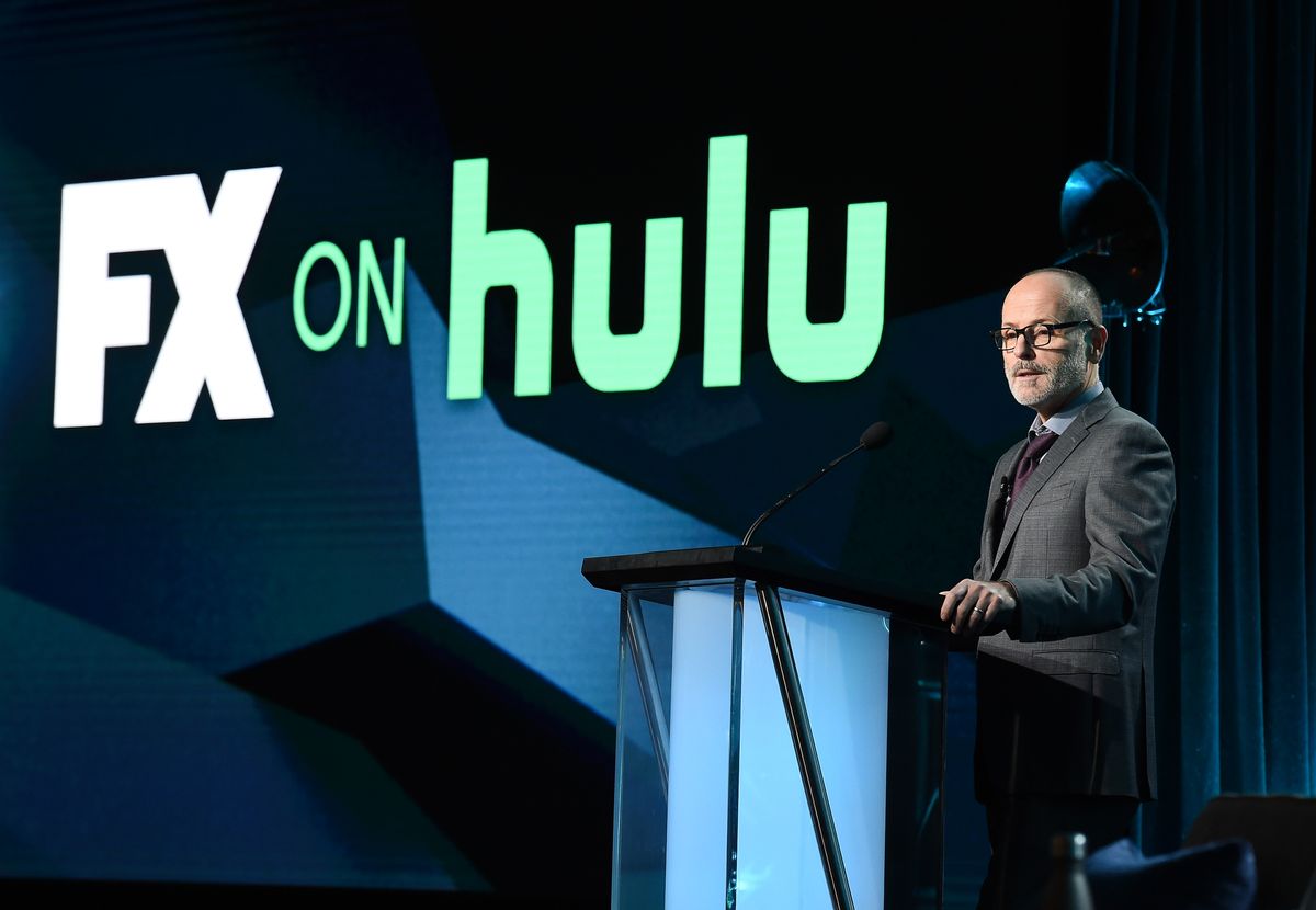 FX Networks chief John Landgraf during FX&#039;s TCA presentation