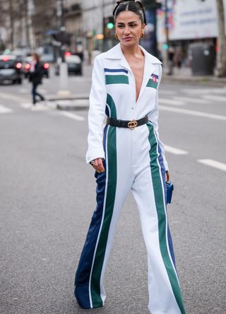 Blue and green outfit ideas