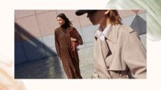 models wearing the uniqlo x clare waight keller collection 