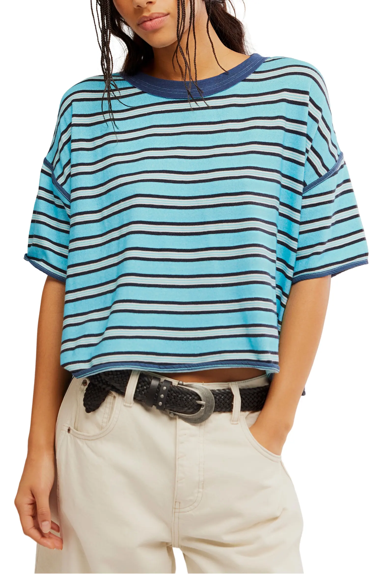 Free People, Clean Rugby Stripe Cotton Top
