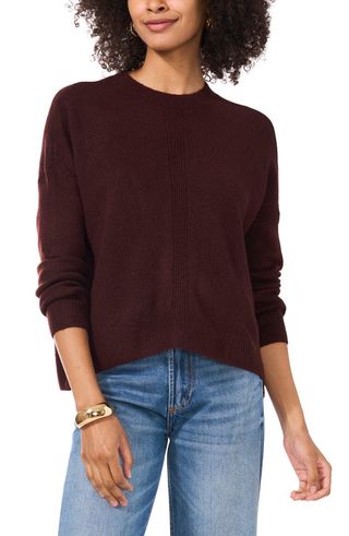 Cropped Crewneck Sweater