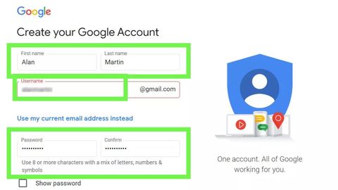 how to create a new gmail account tom