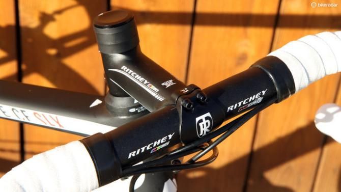 Our bike came with an all-aluminium cockpit - as used by many top pro riders