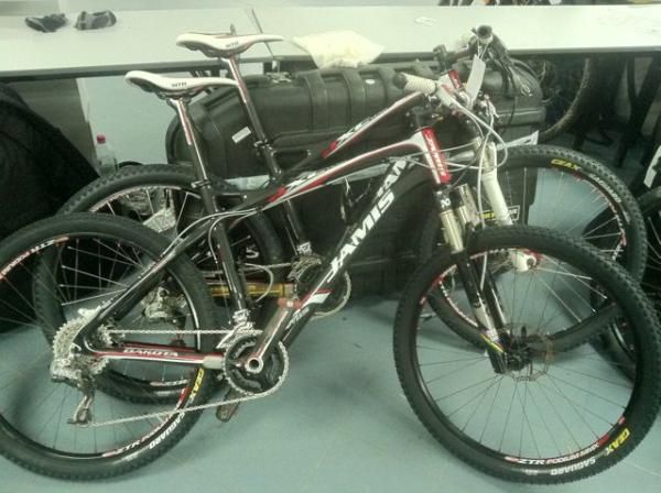 Jason Sager and Thomas Turner's Jamis dXC bikes