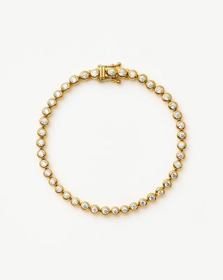 Tennis Round Bracelet | 18k Gold Vermeil Cubic Zirconia