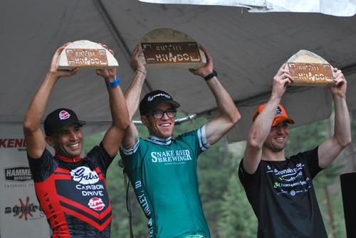 Singlespeed podium at the Bailey Hundo