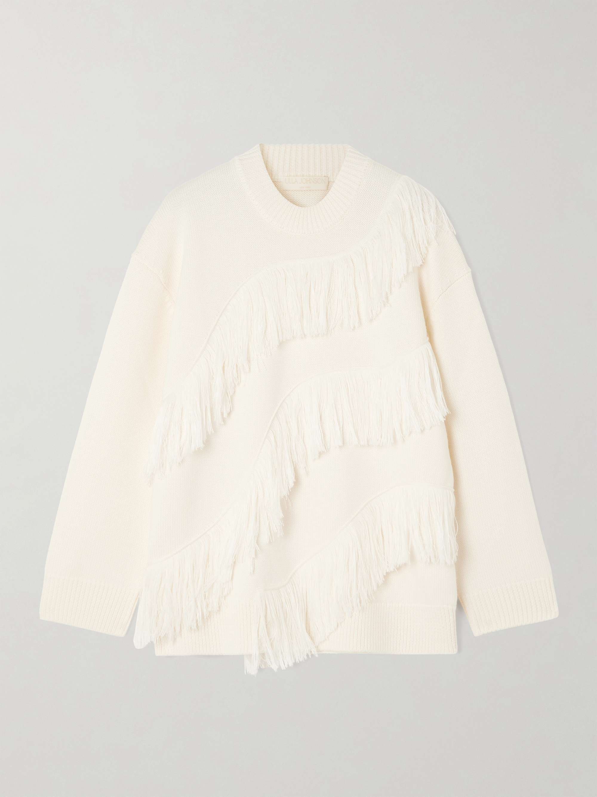 Ina Fringed Wool Sweater
