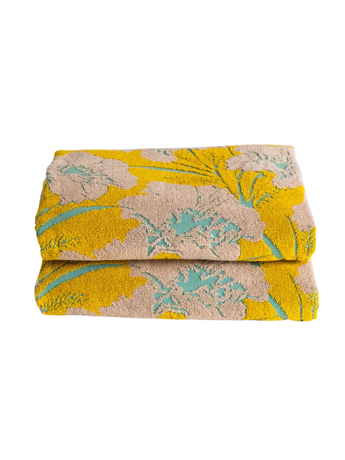 Cotton Floral Beach Towel